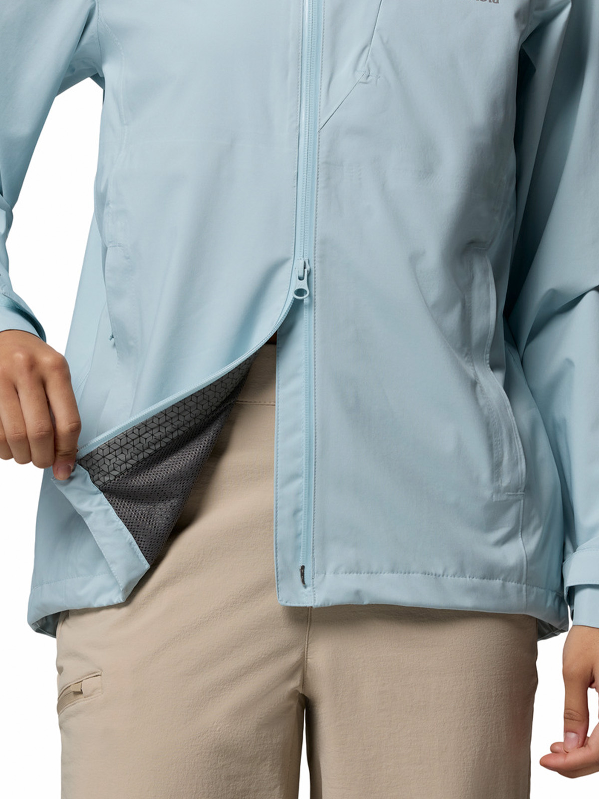 CORTAVIENTO MUJER TRAILBORNE SHELL CELESTE COLUMBIA - 9