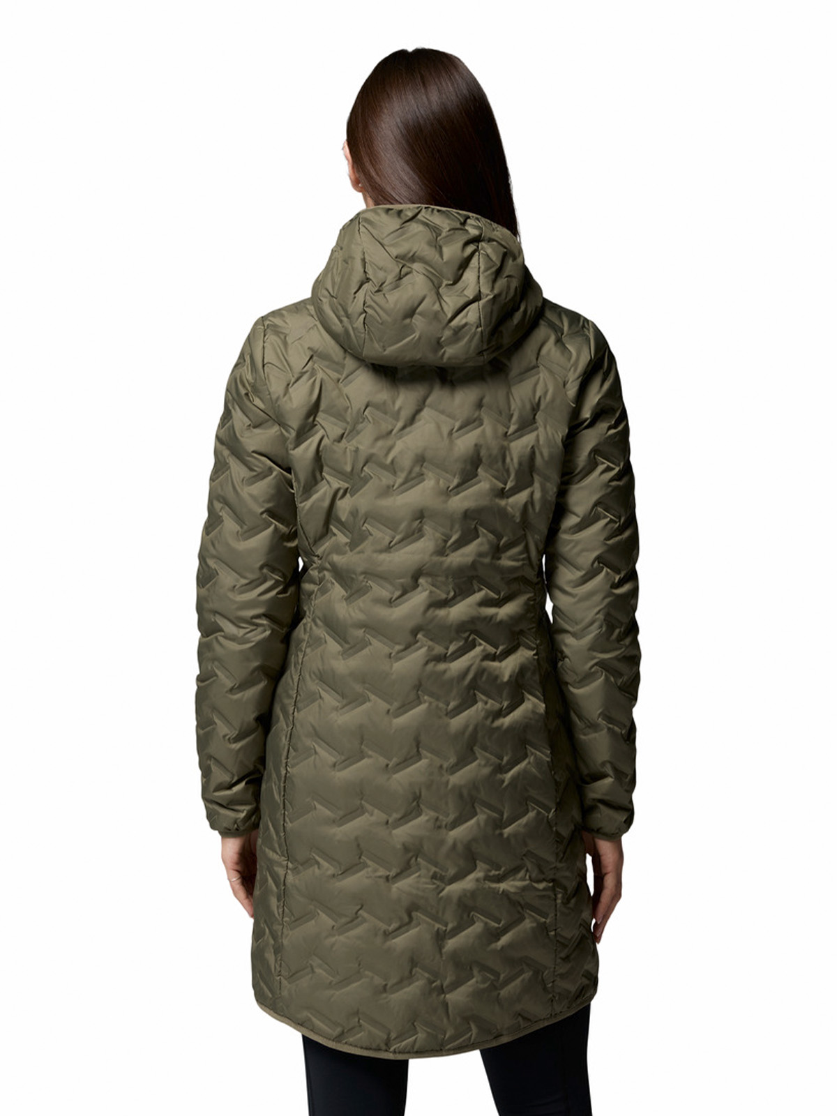 PARKA MUJER DELTA RIDGE II LONG GRIS COLUMBIA - 8