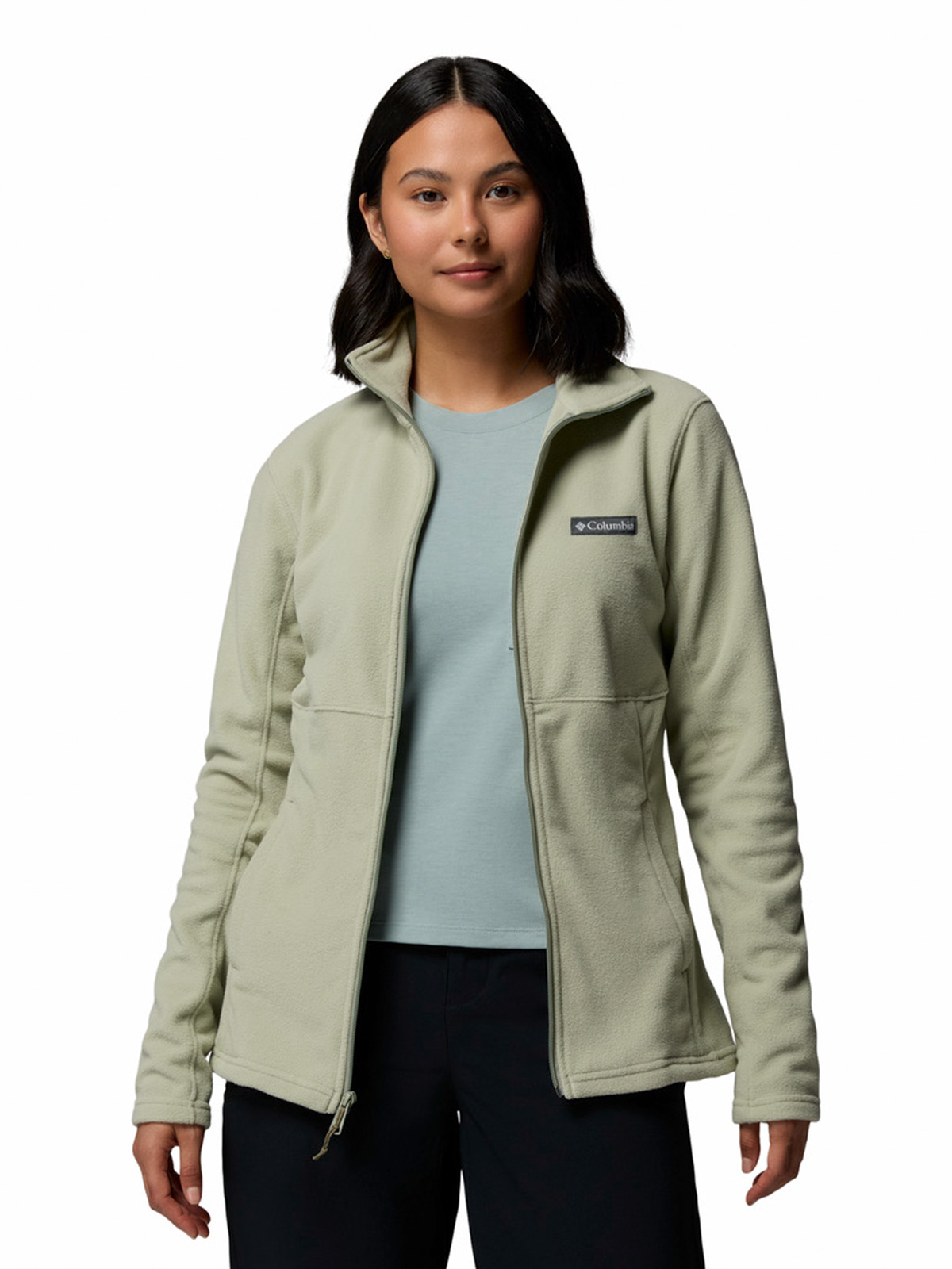 POLAR MUJER BASIN TRAIL III FULL ZIP BEIGE COLUMBIA - 5