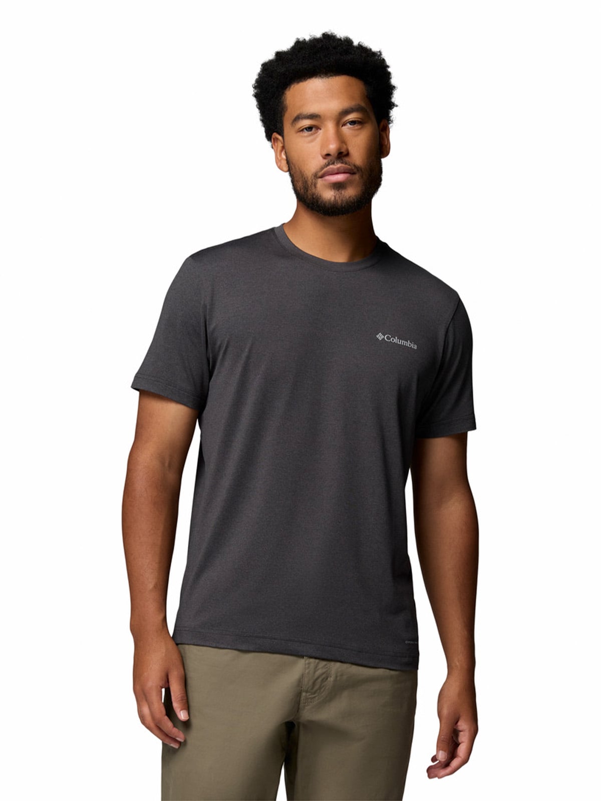 COLUMBIA POLERA MC HOMBRE PARSONS POINT NEGRO COLUMBIA