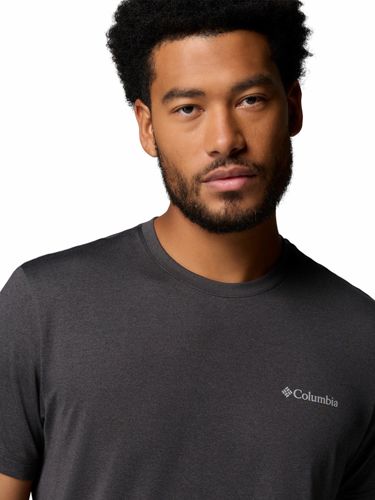 POLERA MC HOMBRE PARSONS POINT NEGRO COLUMBIA - 5