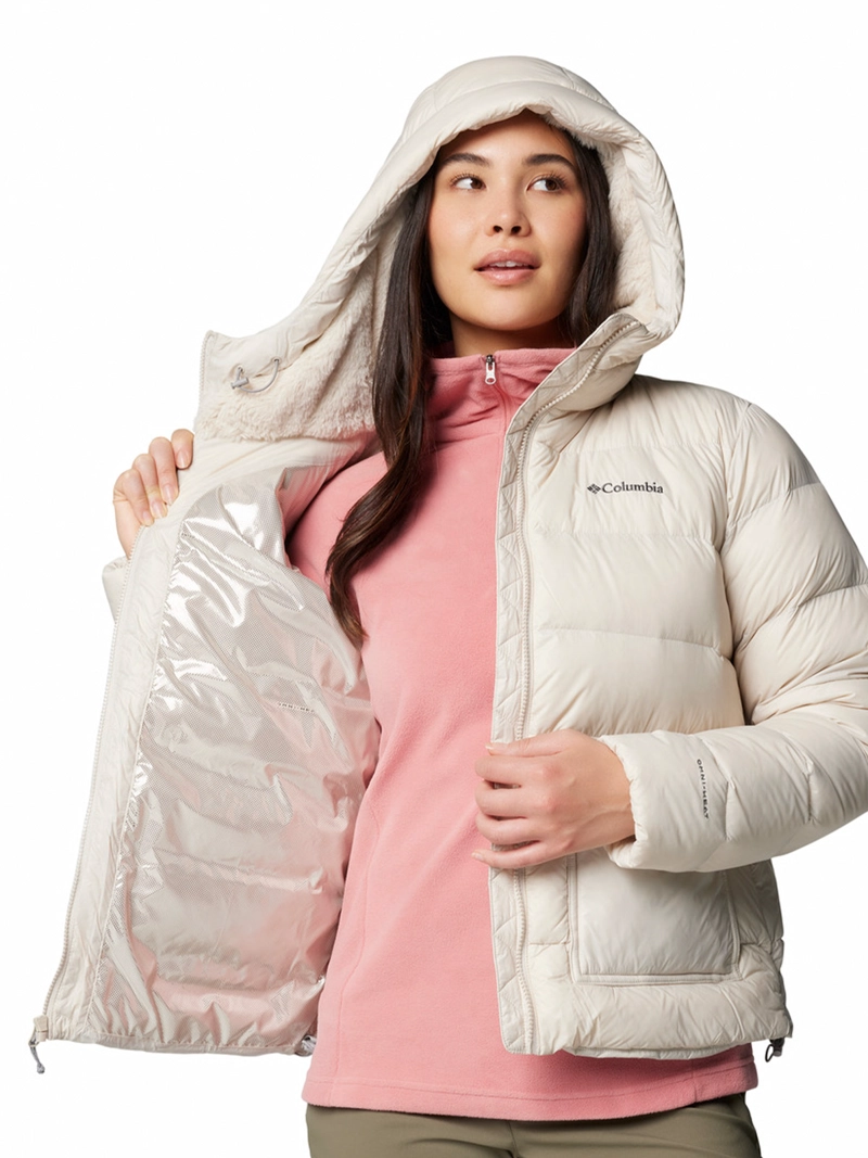 PARKA MUJER HARMONY FALLS HOODED BEIGE COLUMBIA - 6