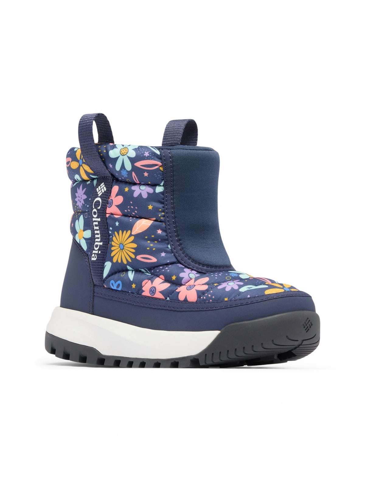 BOTA NIÑOS SNOWTROT MID AZUL COLUMBIA - 1