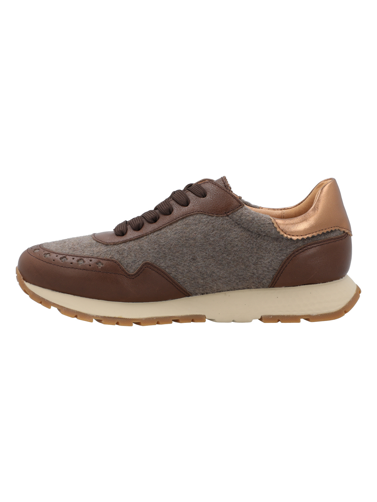 ZAPATILLA CUERO MUJER BONETE CAFE  ROCKFORD - 6