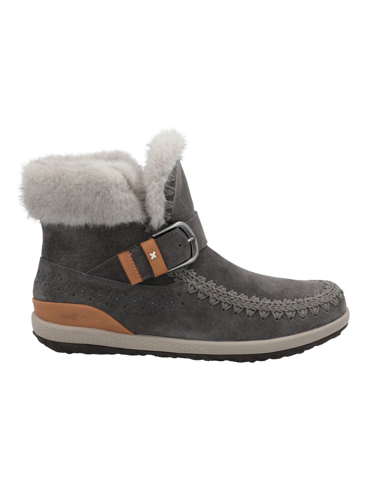 BOTIN CUERO MUJER PEPA GRIS ROCKFORD - 1
