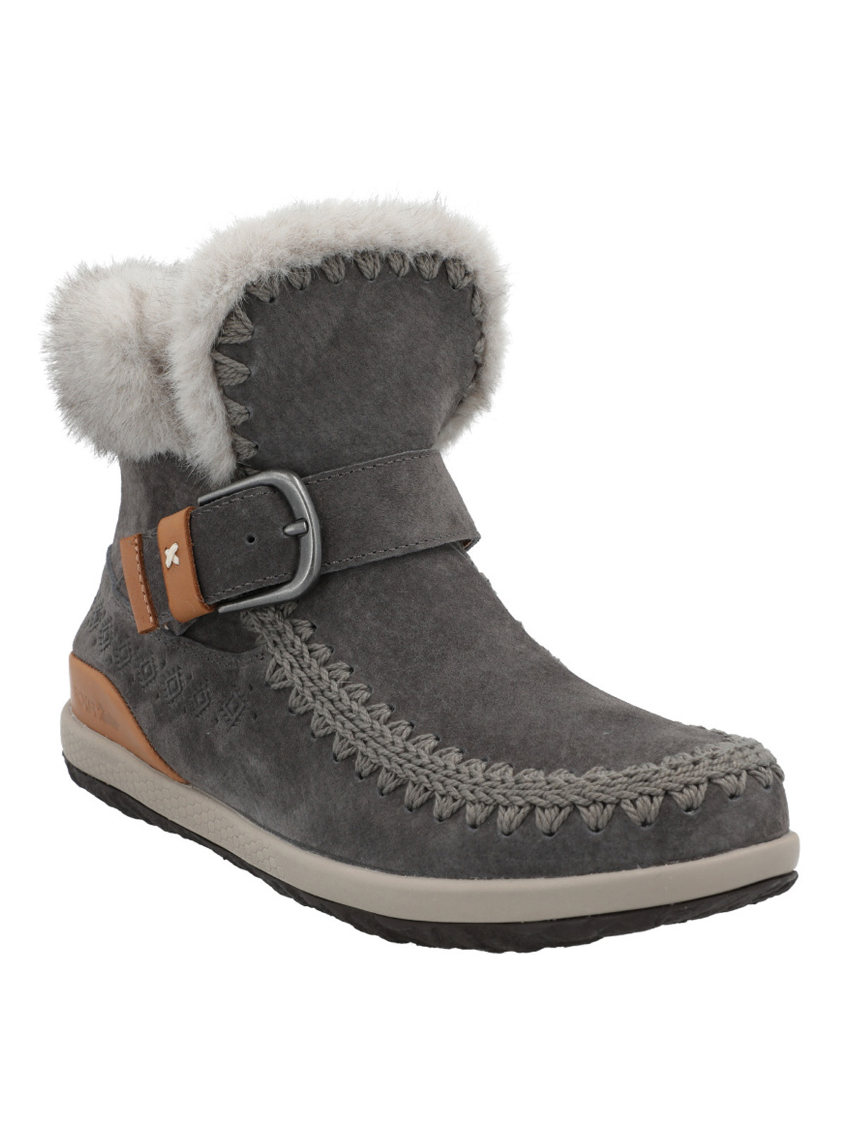 BOTIN CUERO MUJER PEPA GRIS ROCKFORD - 2