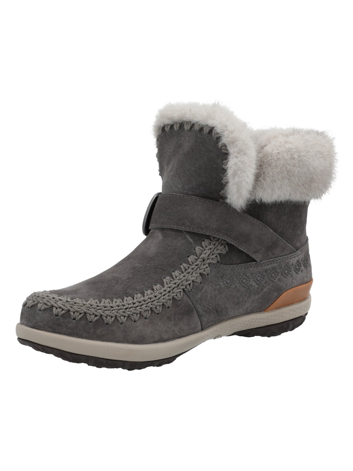 BOTIN CUERO MUJER PEPA GRIS ROCKFORD - 5
