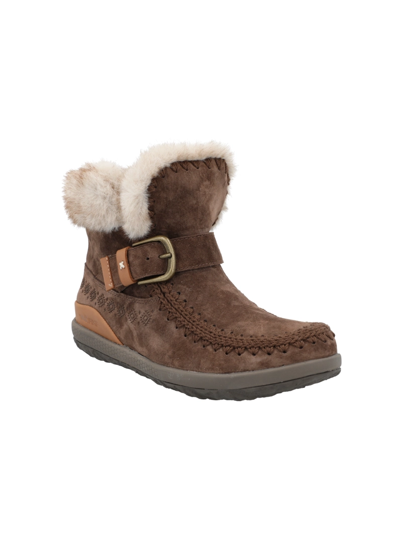 BOTIN CUERO PEPA CAFE  MUJER ROCKFORD - 2