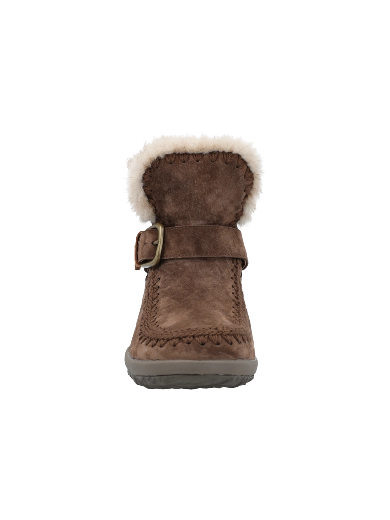 BOTIN CUERO PEPA CAFE  MUJER ROCKFORD - 4