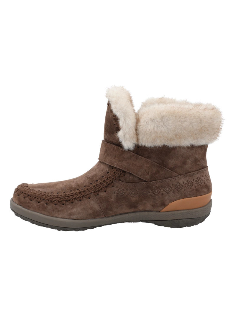 BOTIN CUERO PEPA CAFE  MUJER ROCKFORD - 6