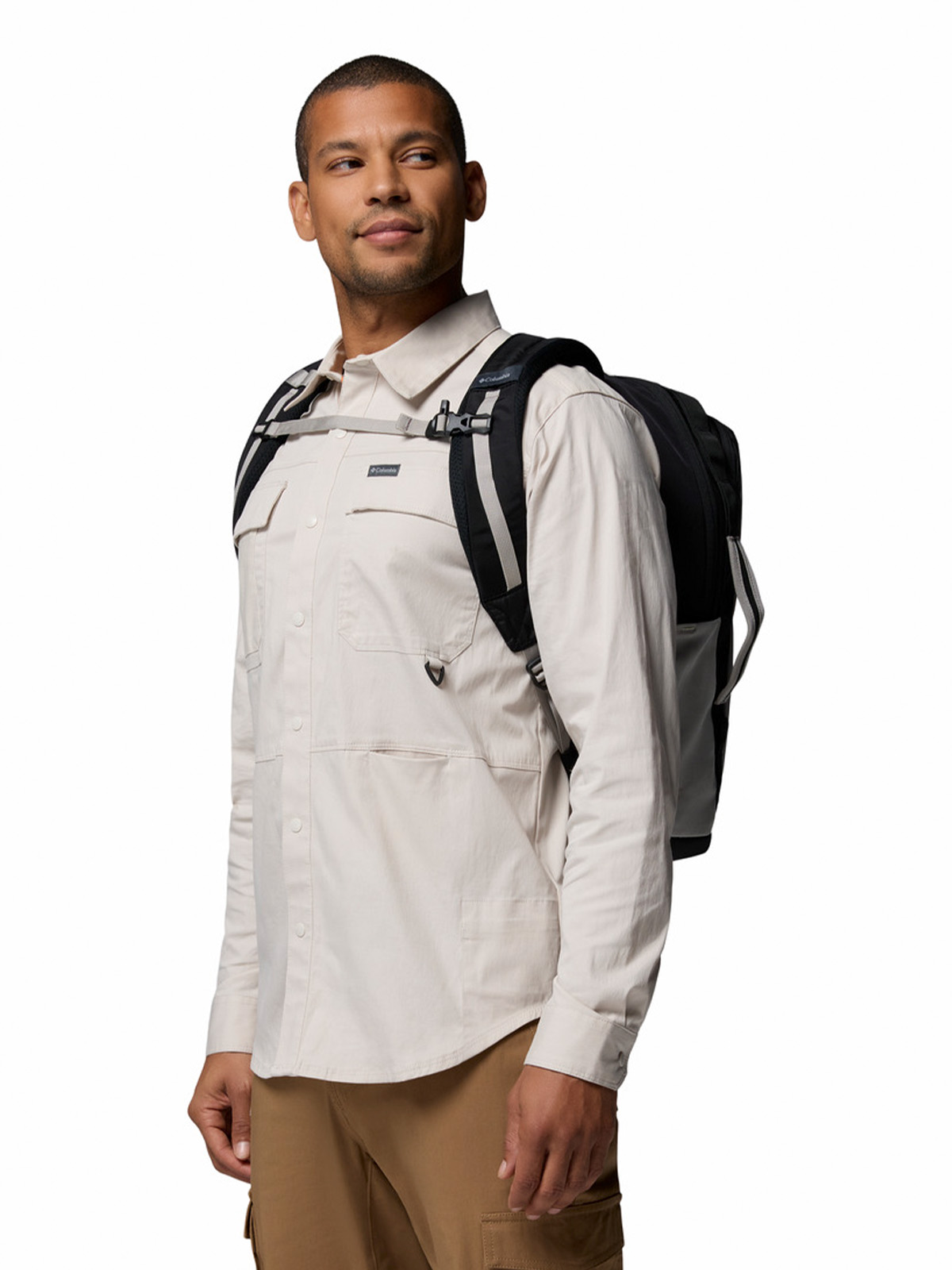 MOCHILA UNISEX LANDROAMER EVERYDAY 28L GRIS COLUMBIA - 9