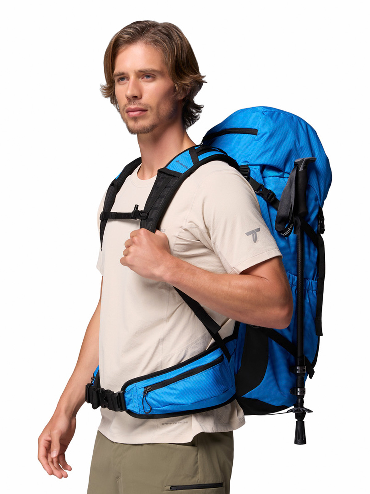 MOCHILA UNISEX TRIPLE CANYON 60L AZUL COLUMBIA - 9
