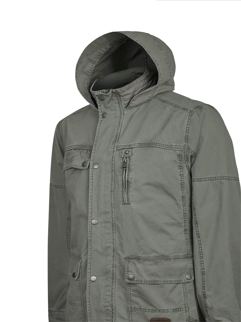 CHAQUETA ALGODON HOMBRE MADERO GRIS ROCKFORD - 2