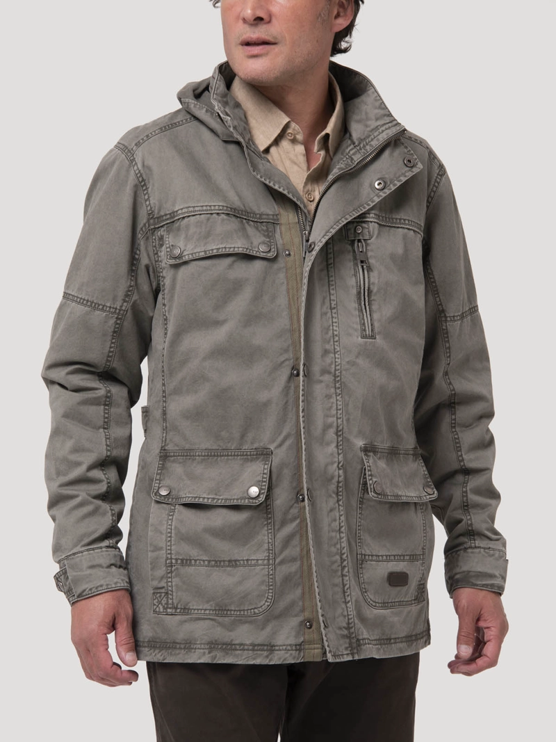 CHAQUETA ALGODON HOMBRE MADERO GRIS ROCKFORD - 5