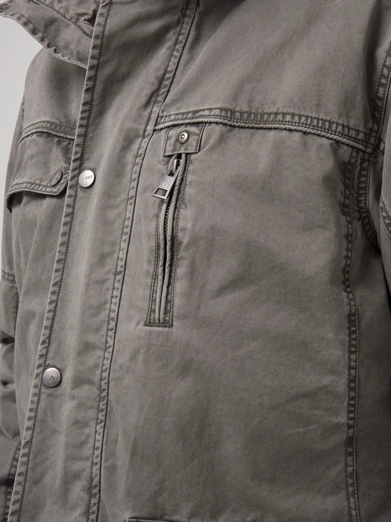 CHAQUETA ALGODON HOMBRE MADERO GRIS ROCKFORD - 8