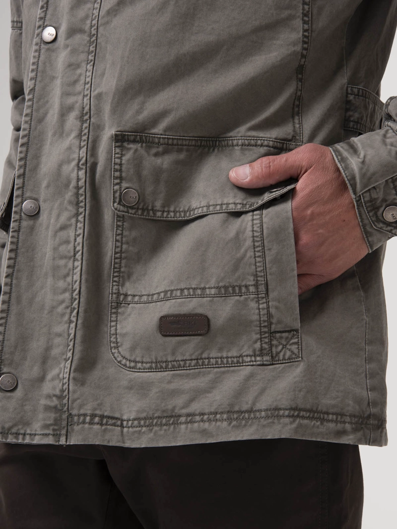 CHAQUETA ALGODON HOMBRE MADERO GRIS ROCKFORD - 9