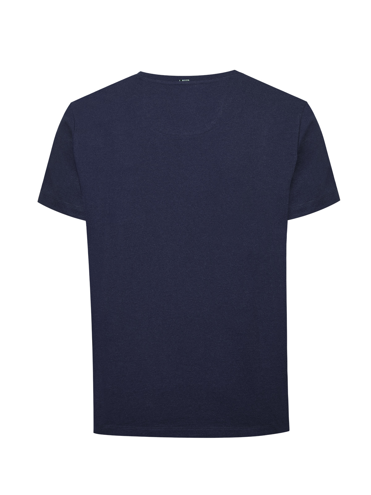 POLERA ALGODON ORGANICO HOMBRE DRAKE AZUL ROCKFORD - 4