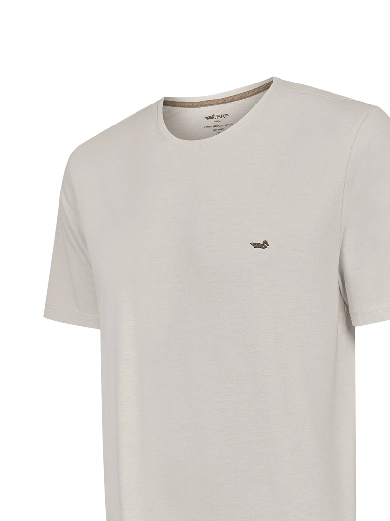 POLERA ALGODON RECICLADO HOMBRE ONETREE AZUL ROCKFORD - 4