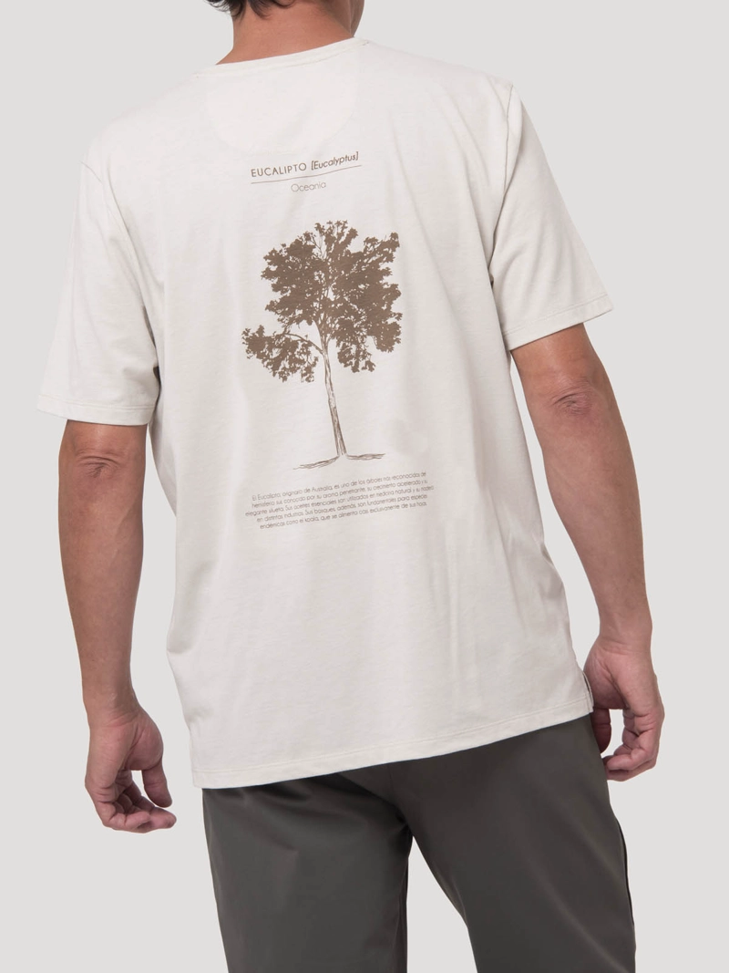 POLERA ALGODON RECICLADO HOMBRE ONETREE AZUL ROCKFORD - 6