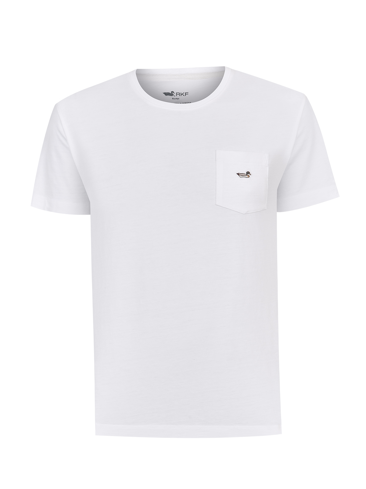 POLERA ALGODON ORGANICO HOMBRE DRAKE AZUL ROCKFORD - 1