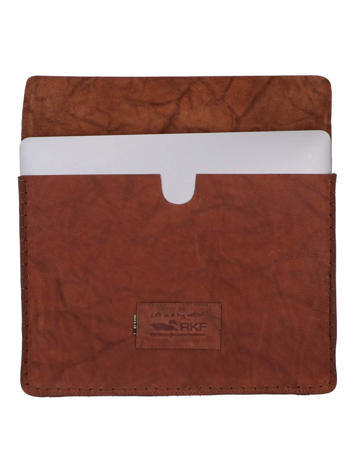 MALETIN CUERO UNISEX AQ LAUDA SLEEVE CAFE  ROCKFORD - 4
