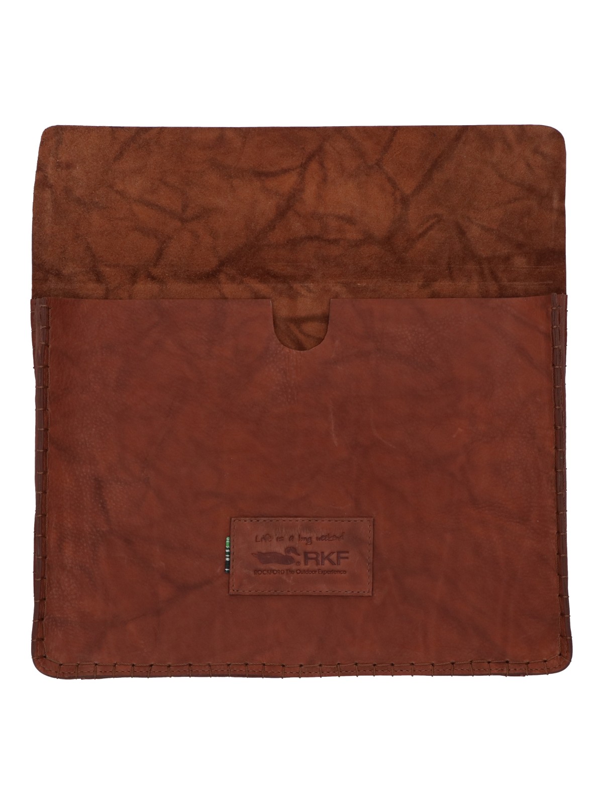 MALETIN CUERO UNISEX AQ LAUDA SLEEVE CAFE  ROCKFORD - 5