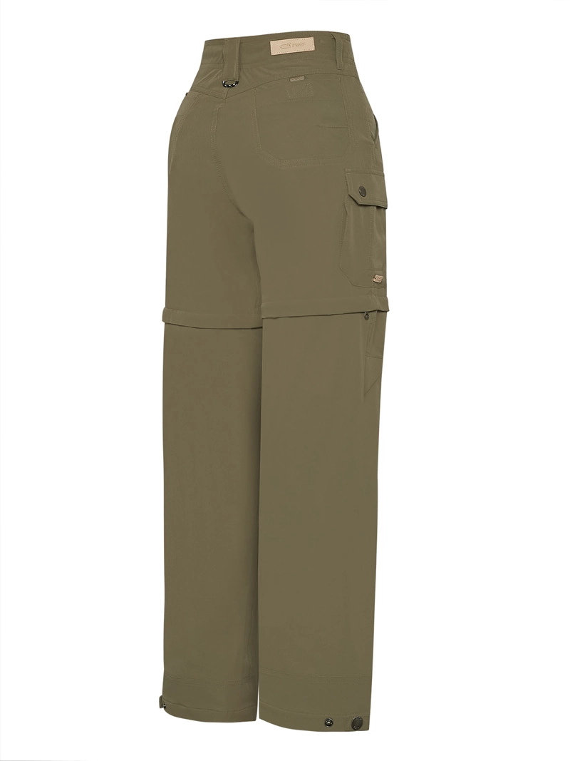 PANTALON POLIE STER REC MUJER DESMONTABLE VERDE ROCKFORD - 2