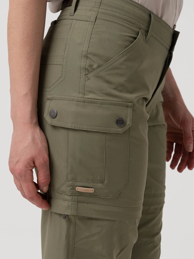 PANTALON POLIE STER REC MUJER DESMONTABLE VERDE ROCKFORD - 8