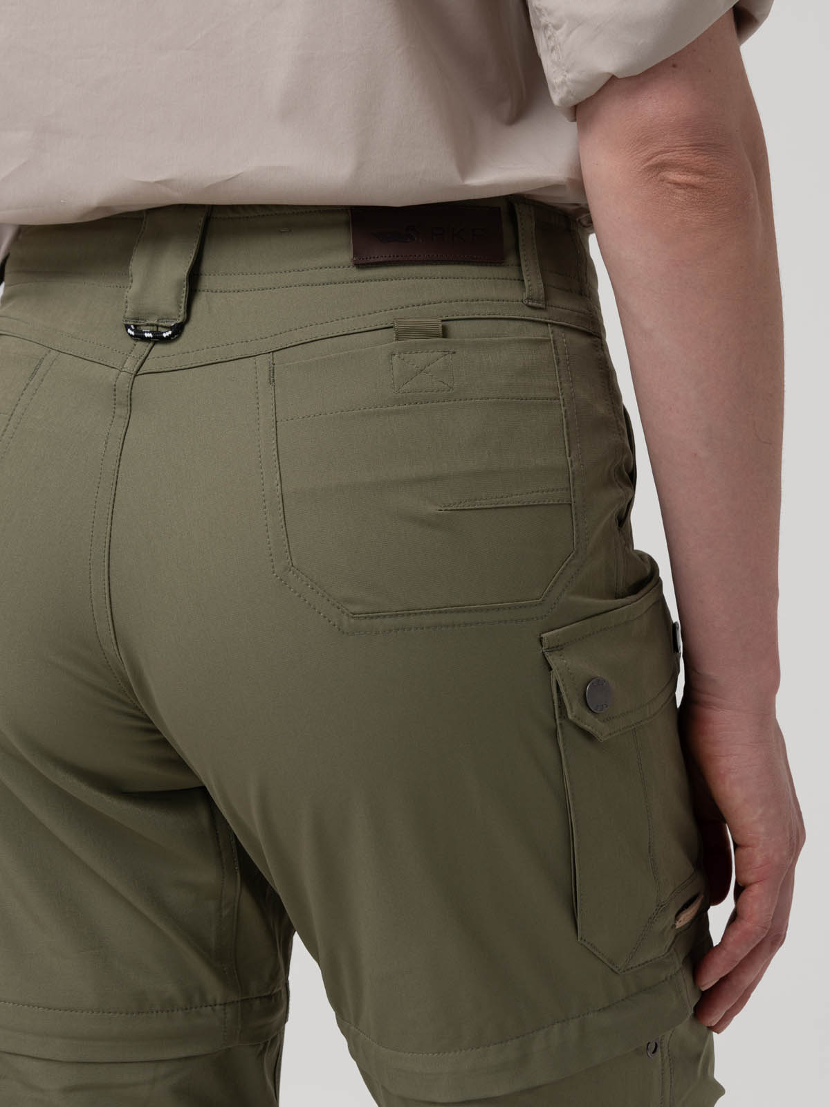 PANTALON POLIE STER REC MUJER DESMONTABLE VERDE ROCKFORD - 9