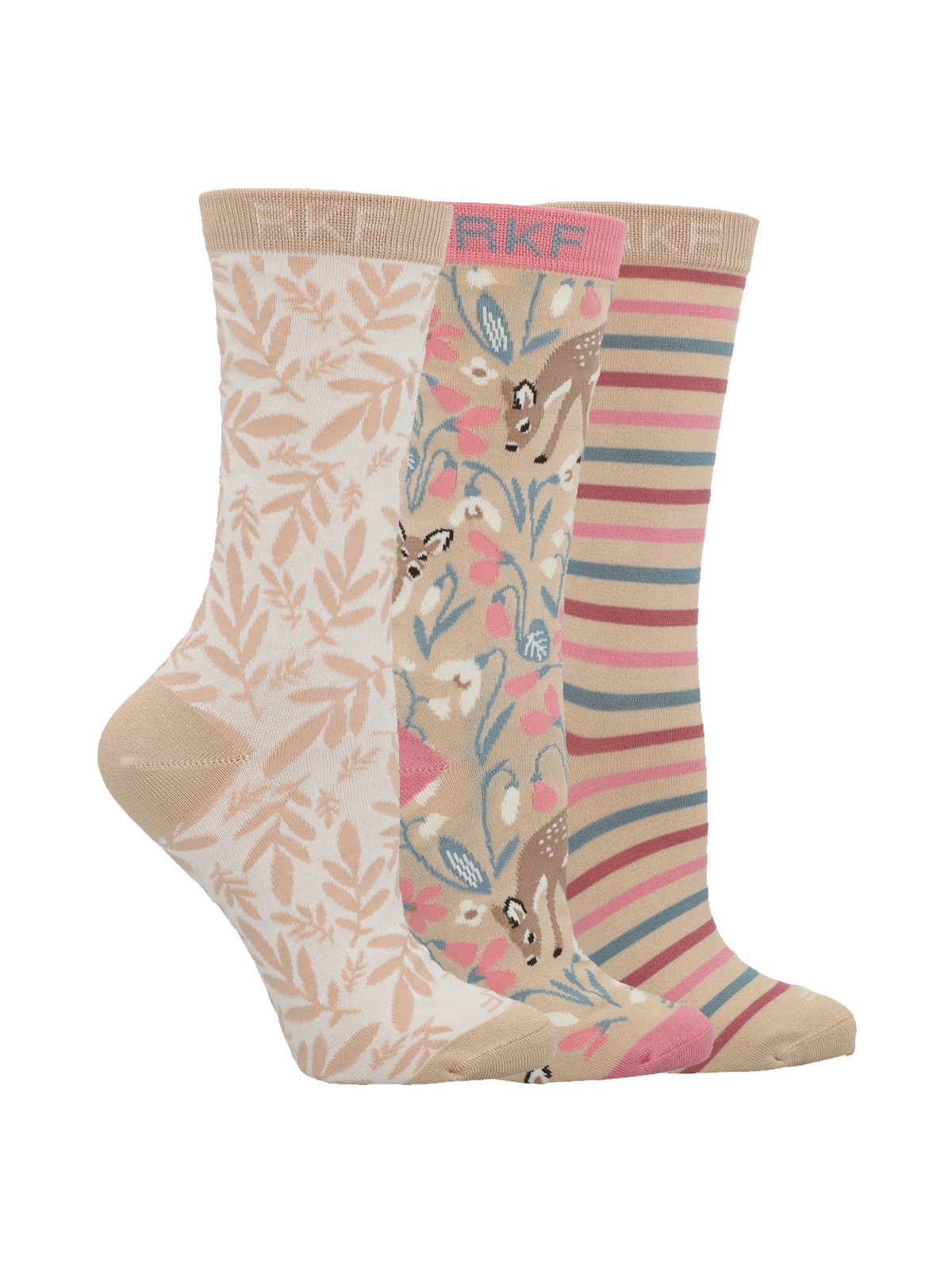CALCETIN BAMBU MUJER PACK GIFT BAM MULTICOLOR ROCKFORD - 4