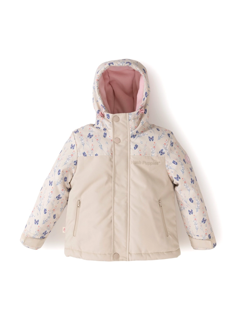 PARKA WATERPROOF SILVESTRE NIÑA BEIGE HUSH PUPPIES KIDS - 1