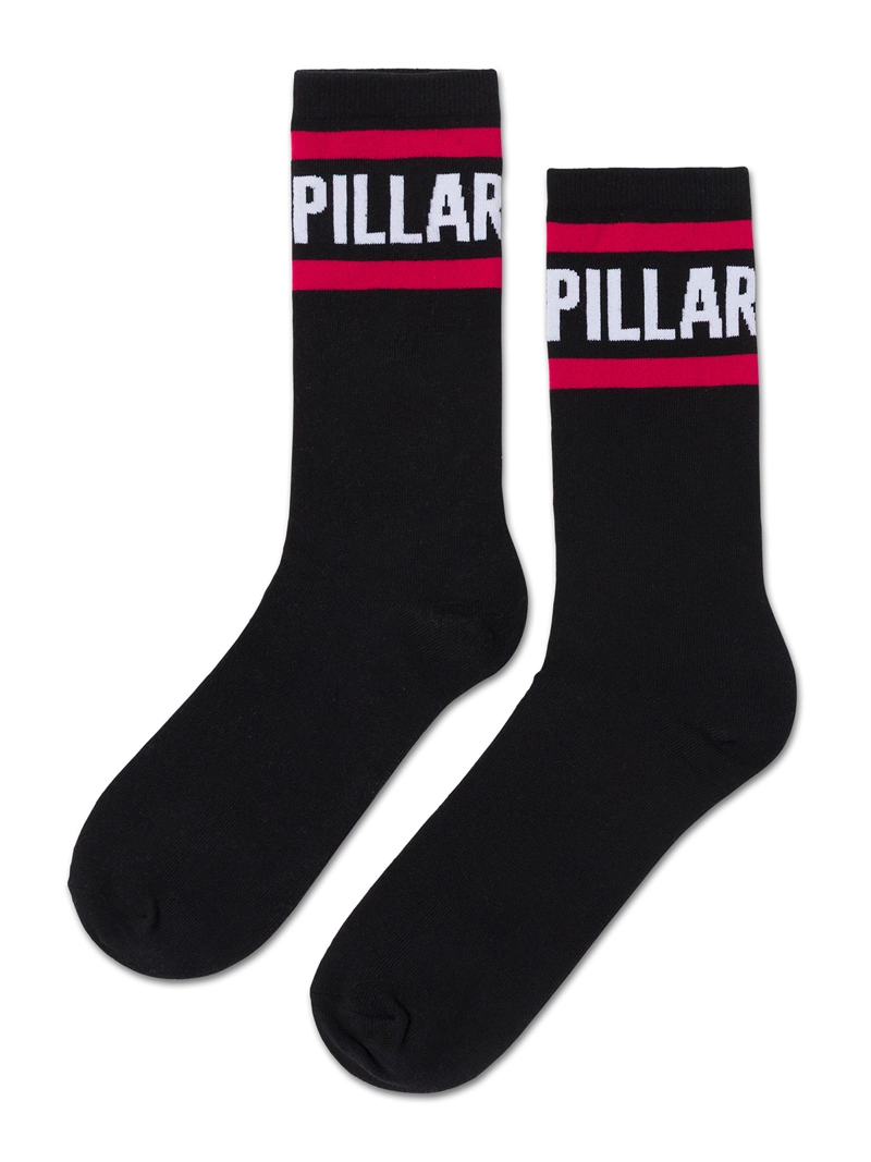 CALCETIN HOMBRE AOP CREW SOCK NEGRO CAT - 1