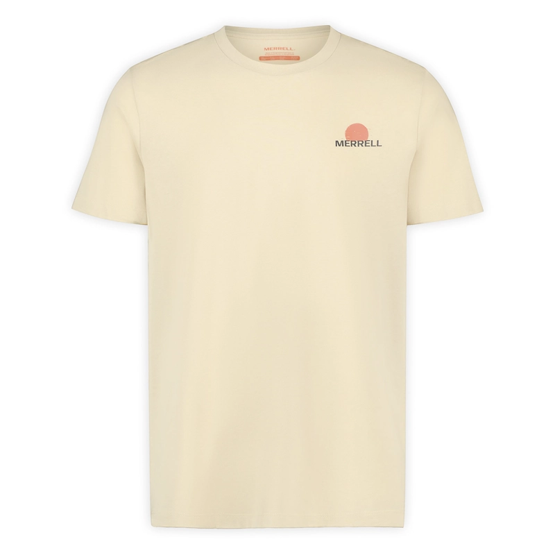 POLERA M/C HOMBRE SUNSET VIEW BEIGE MERRELL - 1