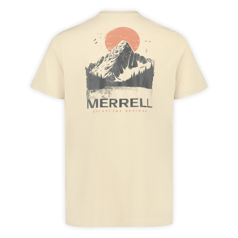 POLERA M/C HOMBRE SUNSET VIEW BEIGE MERRELL - 2