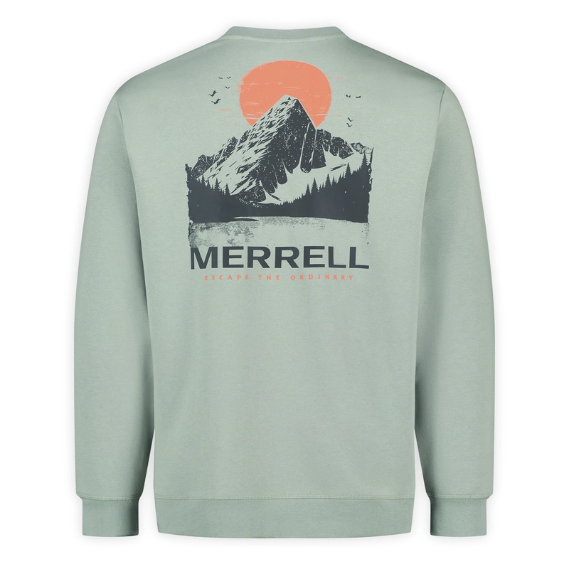 POLERON HOMBRE SUNSET VIEW VERDE MERRELL - 2