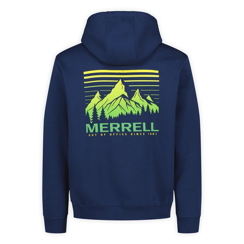 POLERON HOMBRE  1981 GRAPHIC AZUL MERRELL - 2