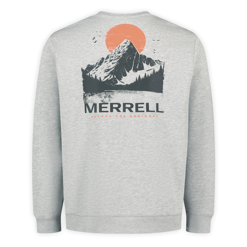 POLERON HOMBRE SUNSET VIEW GRIS MERRELL - 2