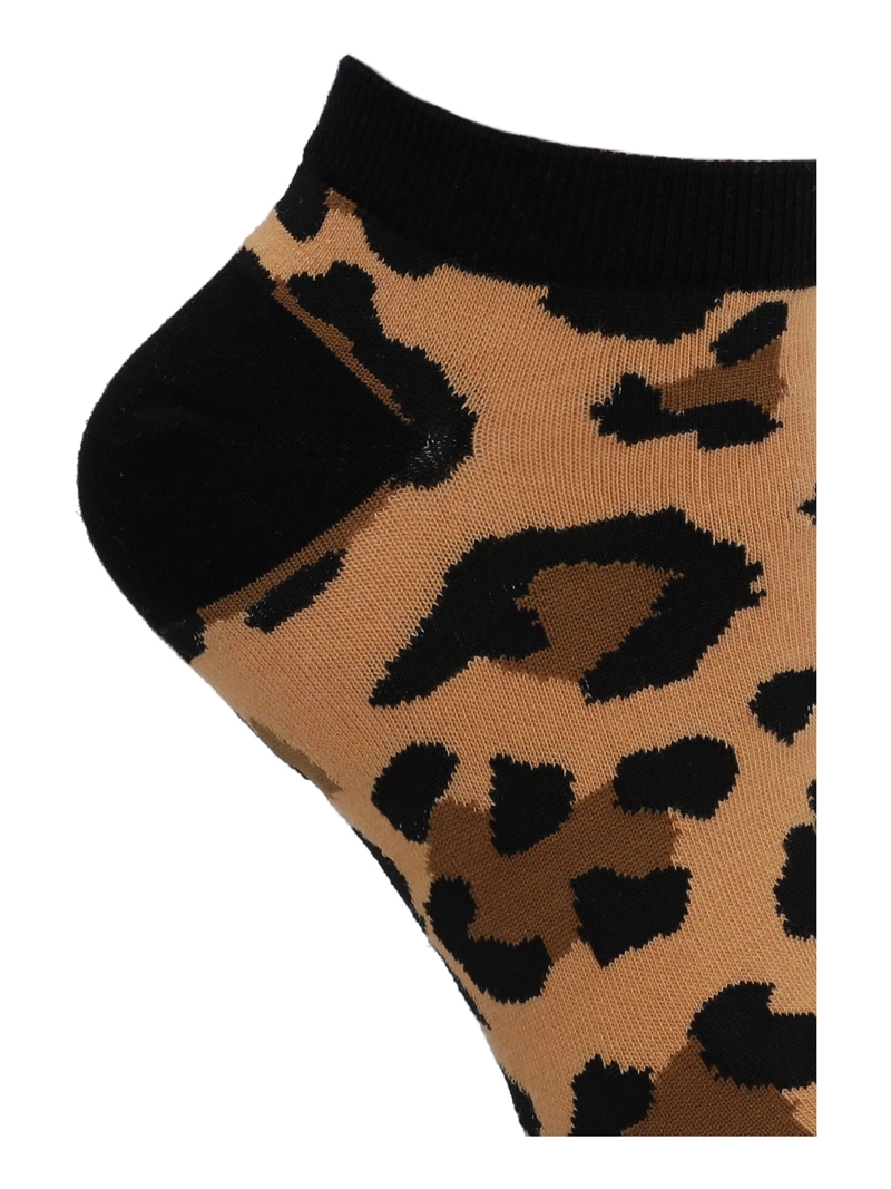 CALCETIN ALGODON MUJER PED LEOPARD MULTICOLOR AZALEIA - 2