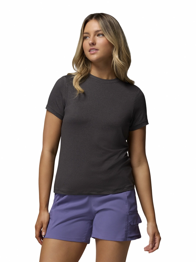 COLUMBIA POLERA MC MUJER PARSONS POINT NEGRO COLUMBIA