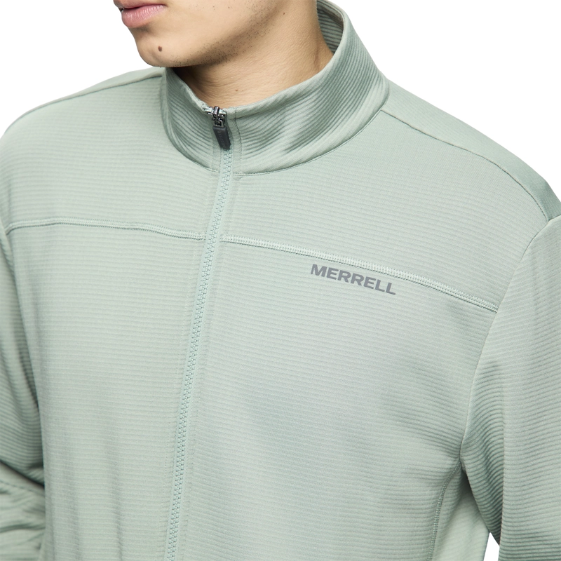 POLAR HOMBRE LAWRENCE FULL ZIP VERDE MERRELL - 6