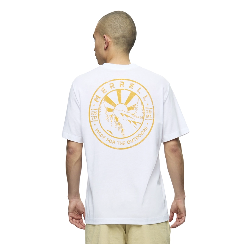 POLERA M/C HOMBRE OUTDOOR LIFE BLANCO MERRELL - 4