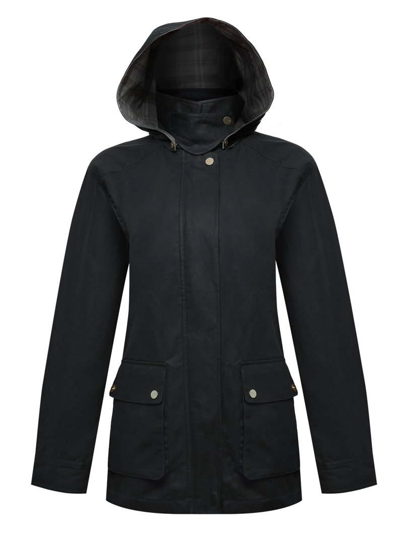 CHAQUETA WAX MUJER BAIKAL PETROLEO ROCKFORD - 1