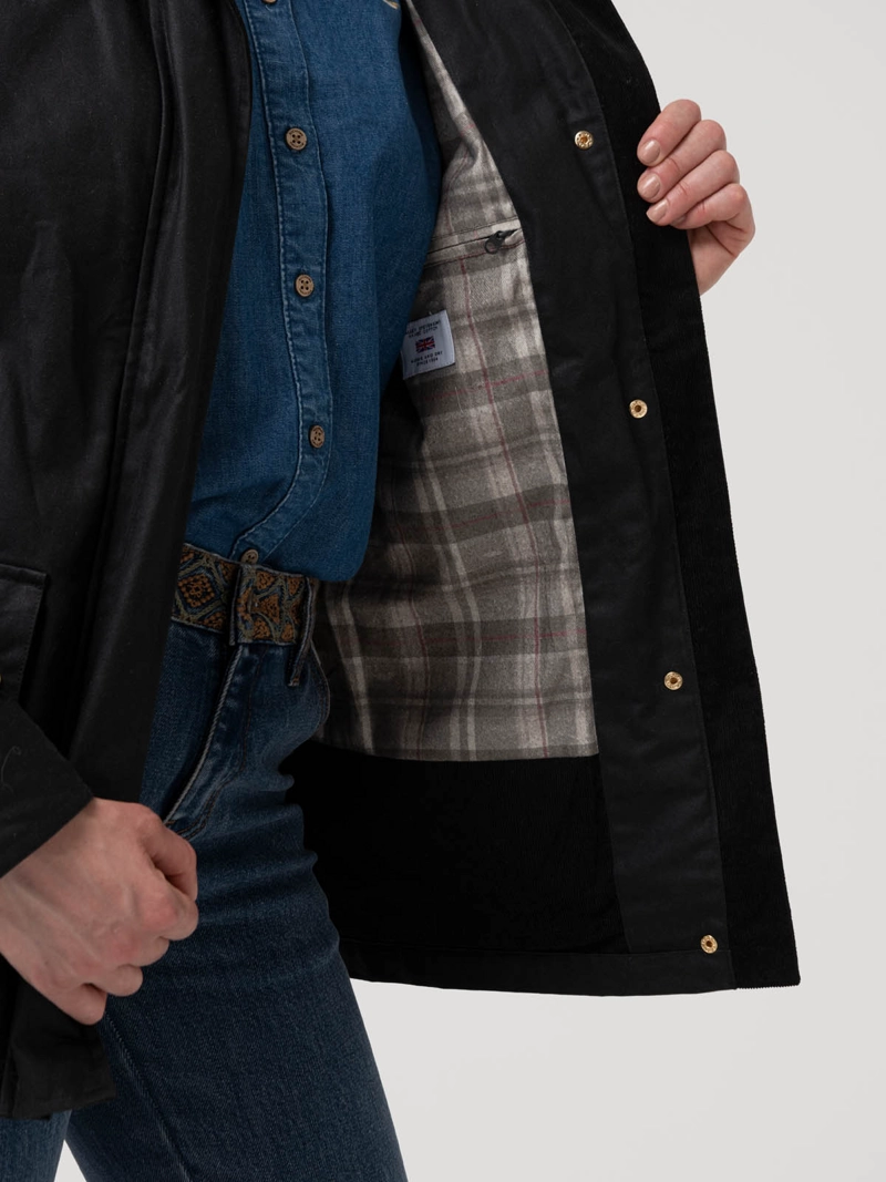 CHAQUETA WAX MUJER BAIKAL PETROLEO ROCKFORD - 7