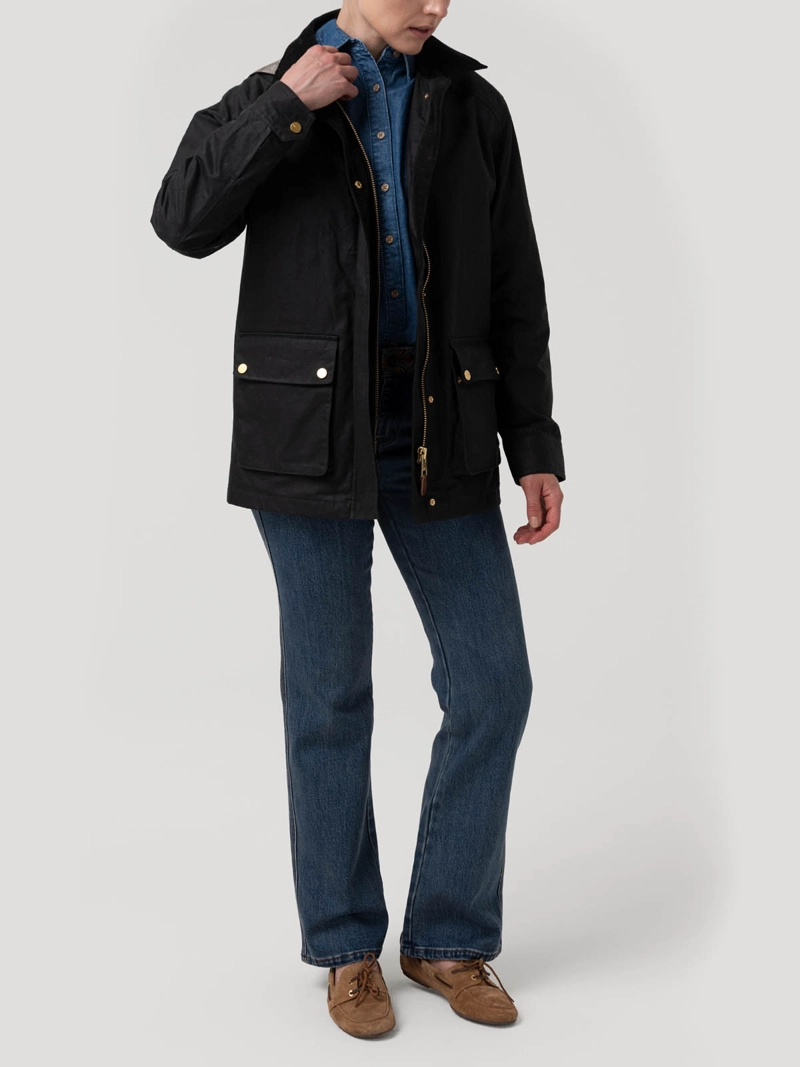CHAQUETA WAX MUJER BAIKAL PETROLEO ROCKFORD - 9
