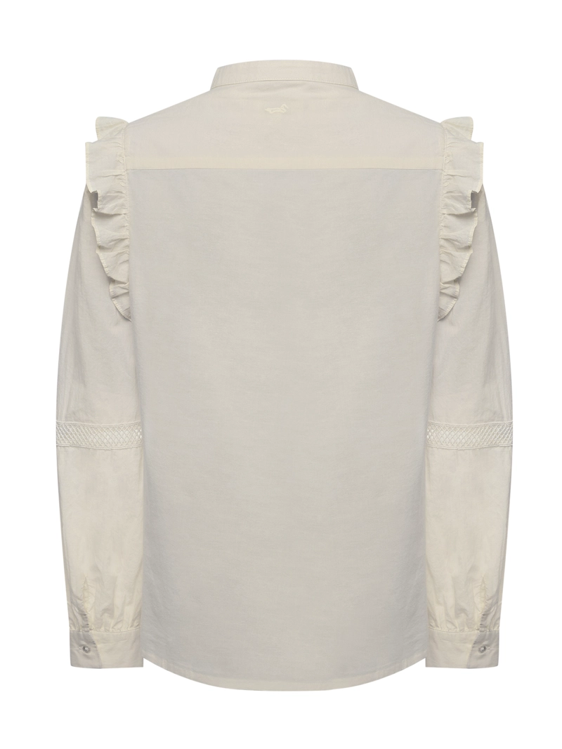 BLUSA ALGODON ORGANICO MUJER HIBISCUS BLANCO ROCKFORD - 2