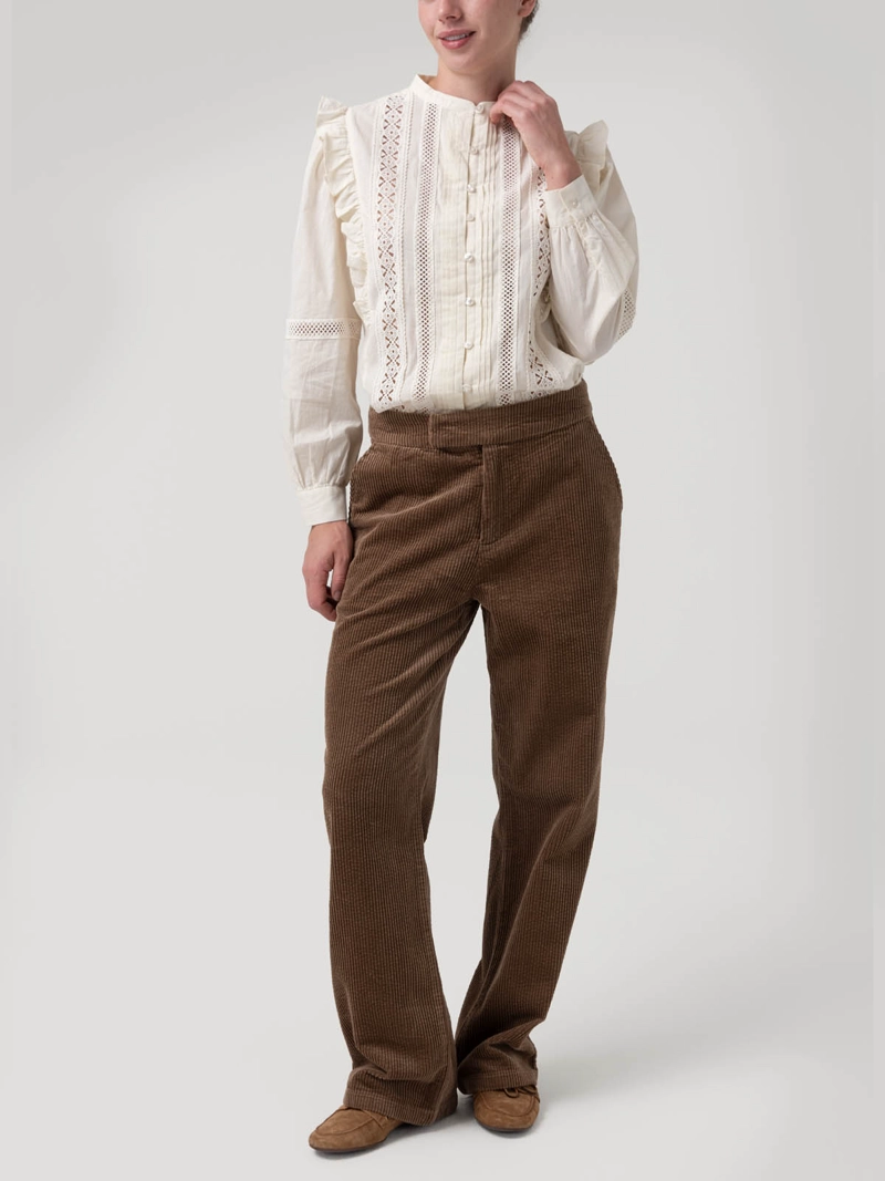 BLUSA ALGODON ORGANICO MUJER HIBISCUS BLANCO ROCKFORD - 8