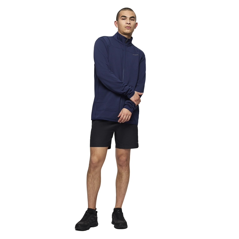 POLAR HOMBRE LAWRENCE FULL ZIP AZUL MERRELL - 5