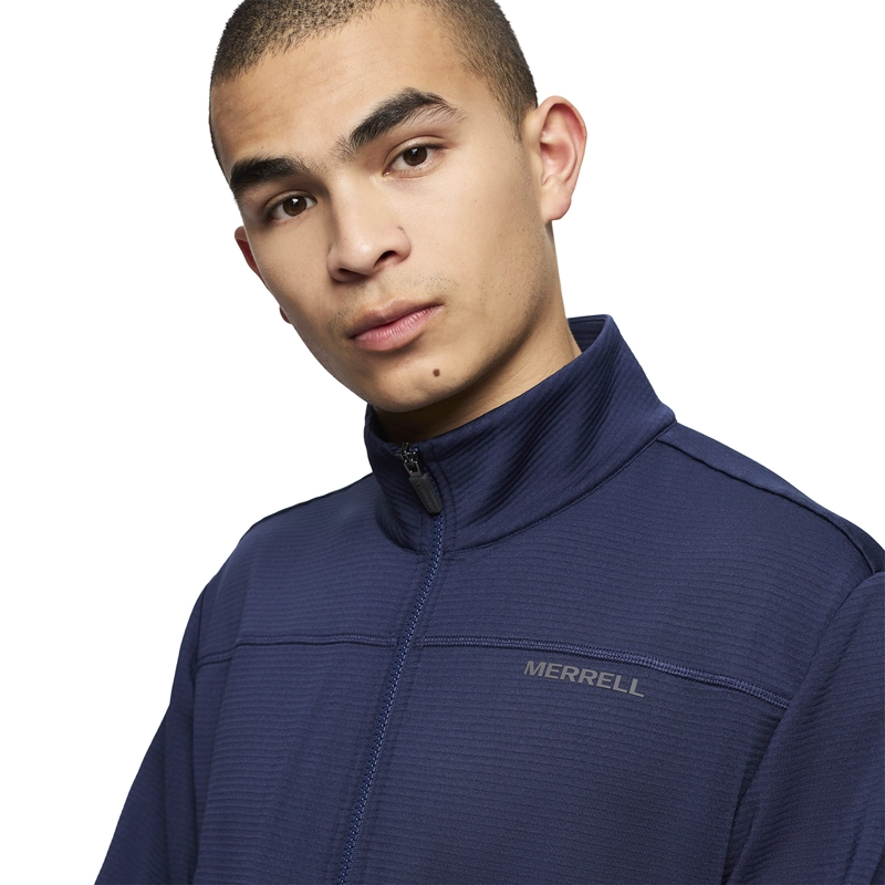 POLERA MANGA LARGA HOMBRE VISTA TENCEL VERDE MERRELL - 6