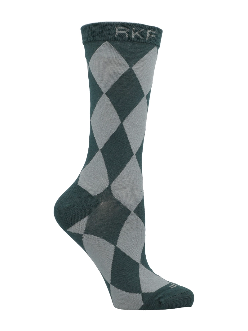 CALCETIN BAMBU MUJER C ARGYLE VERDE ROCKFORD - 1