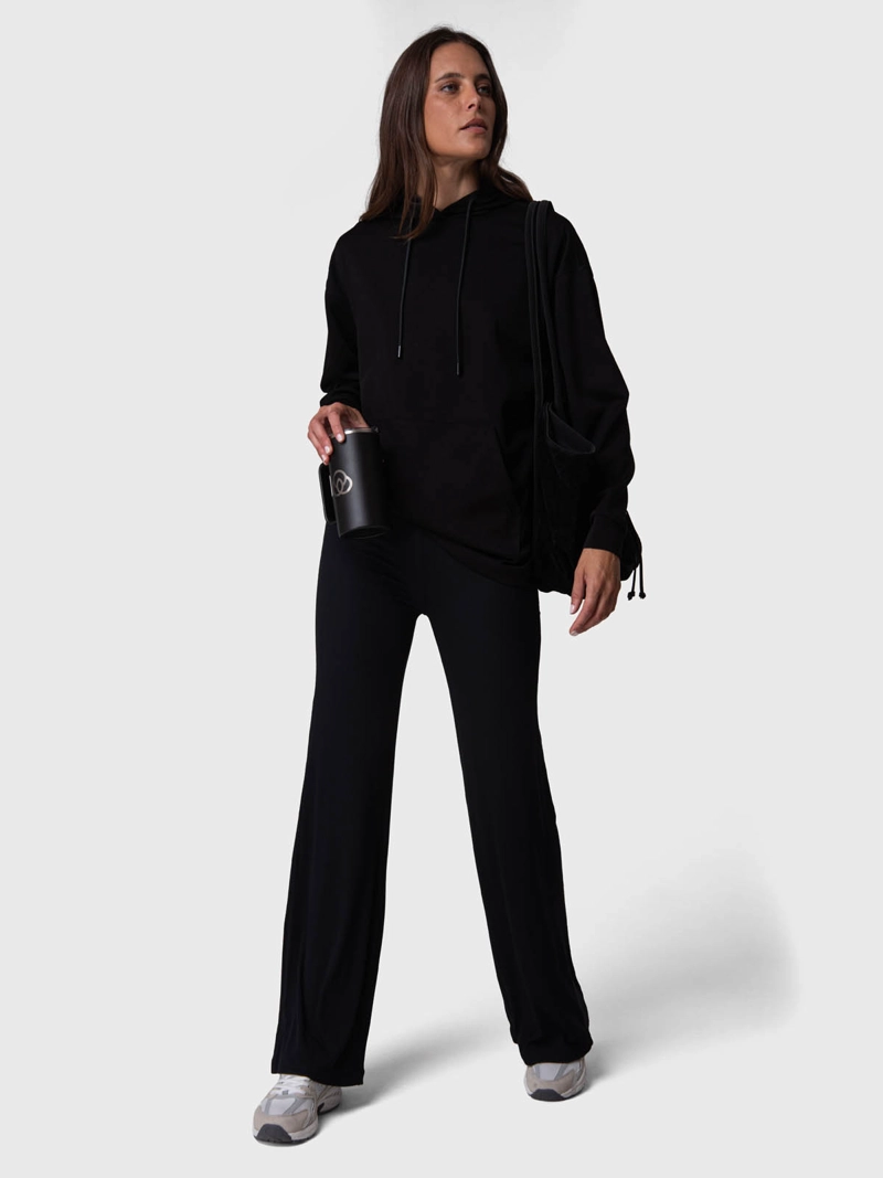 POLERON MUJER HOODIE MARA REC NEGRO BSOUL - 2